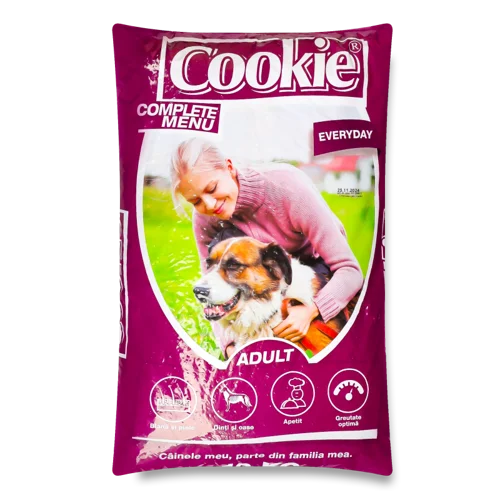 Корм сухий повнораціонний для дорослих собак усіх порід Cookie, м/у 10 кг