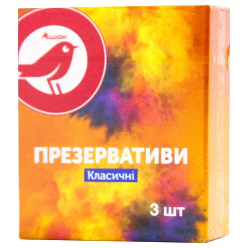 Презервативи Auchan класичні 3шт