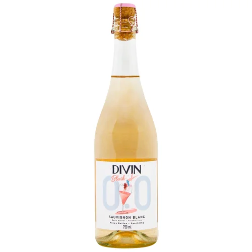 Напій безалкогольний Divin Rose Sparkling рожеве напівсухе 0,75л