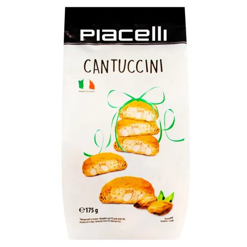 Печиво Piacelli Cantuccini мигдальне 175г