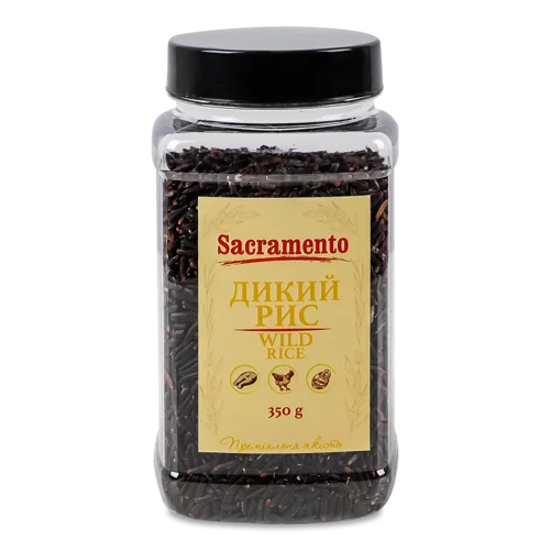 Рис Лущений Дикий Sacramento В/ґ, 350г