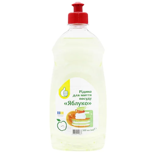 Рідина для миття посуду Auchan Яблоко 0,5л
