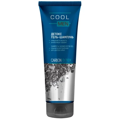 Гель-шампунь Cool Men Detox Carbon для душу 250мл