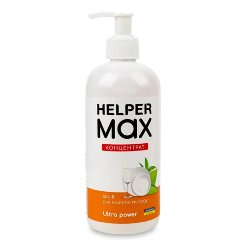 Засіб для посуду Helper Max Ultra power концентрат