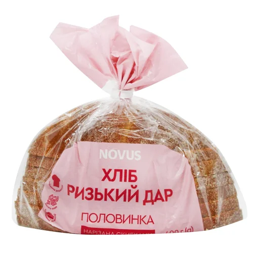 Хліб Novus Ризький дар нарізаний 400г