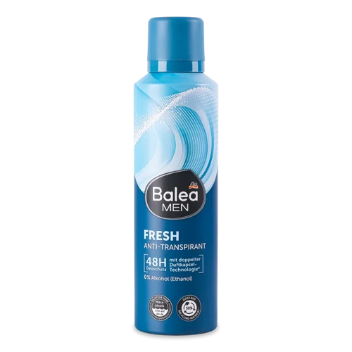 Дезодорант-спрей Balea Men Fresh Антиперспирант, 150 мл