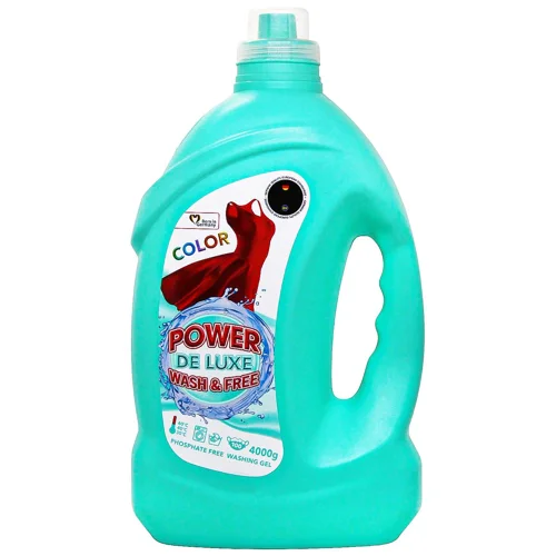 Гель для прання Power De Luxe для кольорових речей 4л