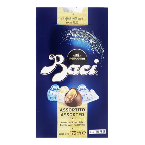 Цукерки праліне з лісовим горіхом Асорті Baci 175г