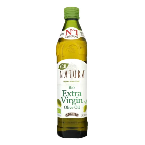 Олія оливкова Extra Virgin Organic Eco Natura Borges с/пл 0.5л