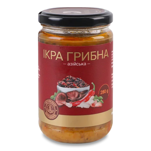 Ікра Грибна Азійська, С/Б, 280 Г
