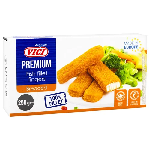 Рибні палички Vici Приоріті з філе в паніровці заморожені 250г