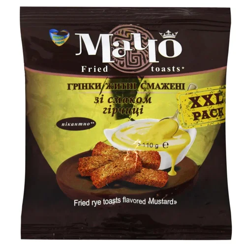 Грінки Мачо зі смаком гірчиці 110г