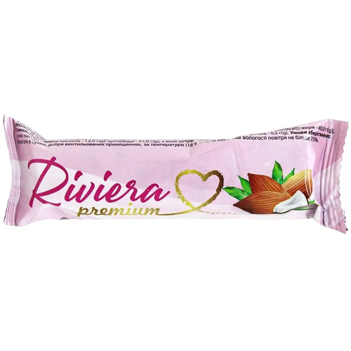 Цукерки АСК Riviera Premium з мигдалем 33г