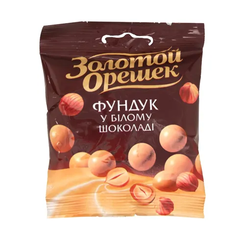 Драже Фундук в білому шоколаді Millennium м/у 50г