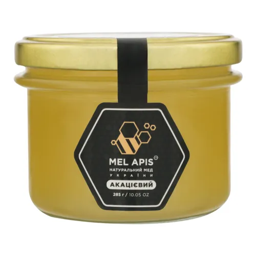 Мед натуральний акацієвий Mel apis с/б 285г