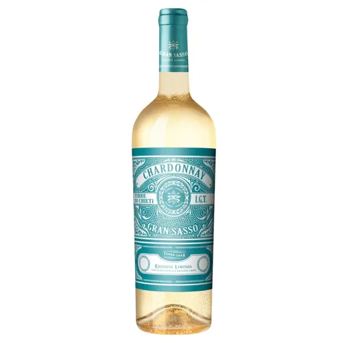 Вино Gran Sasso Chardonnay біле сухе 12% 0,75л