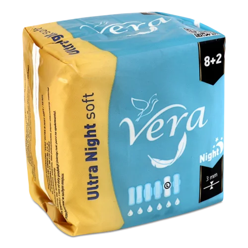 Гігієнічні Прокладки Ultra Night Soft Vera, 10 шт, в/ґ