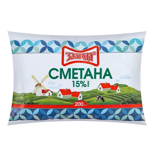 Сметана 15% Злагода м/у 200г