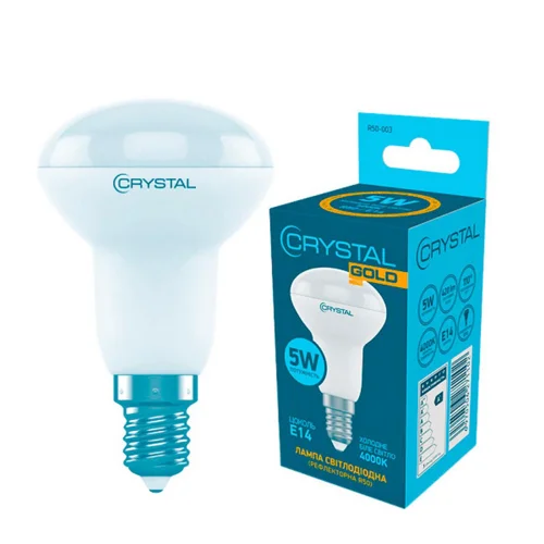 Лампочка Crystal Gold R50 5W PA E14 4000K світлодіодна