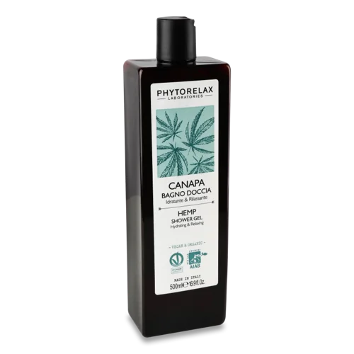 Гель для Душу Зволожуючий та Розслаблюючий Hemp Vegan&Organic Phytorelax, 500мл