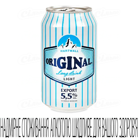 Напій слабоалкогольний Long Drink Gin Light, 0,33л