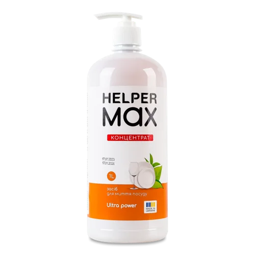 Засіб Для Миття Посуду Концентрат Ultra Power Helper Max, 1л