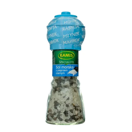 Сіль морська з чорним перцем Specialite Kamis млинок 75г