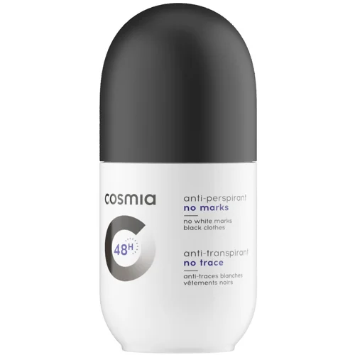 Антиперспірант кульковий Cosmia No Trace Black Clothes 48 годин 50мл