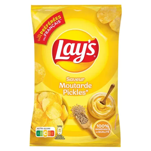 Чіпси Lay's зі смаком гірчиці 135г