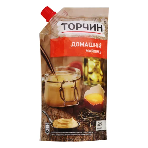 Майонез 50% Домашній Торчин д/п 300г