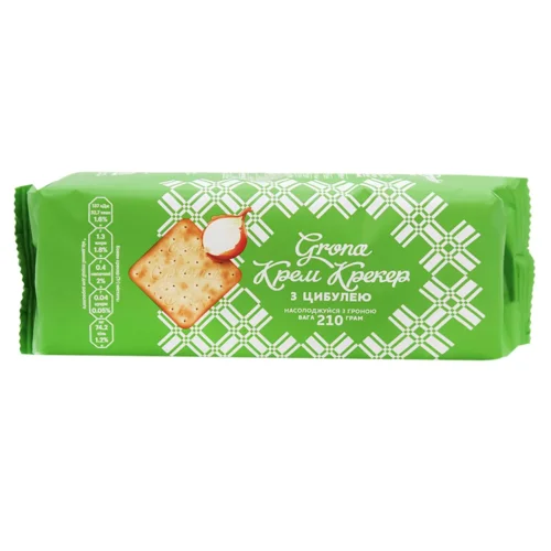 Крекер з цибулею Grona 210г