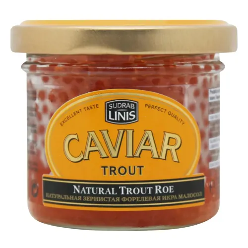 Ікра форелі Sudrablinis Преміум 100г