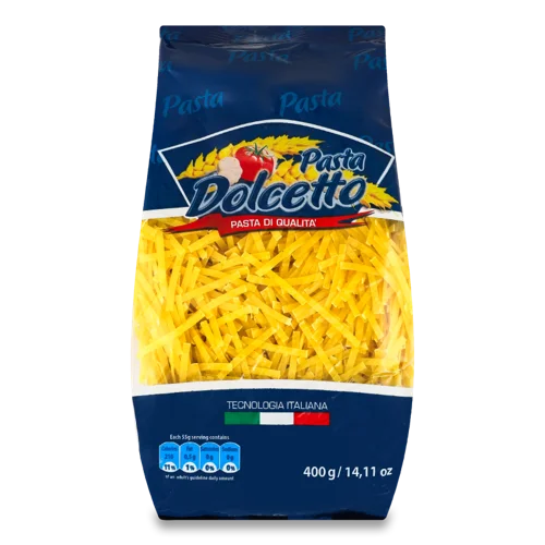 Макар Локшина Вищого Ґатунку, 400Г, Dolcetto