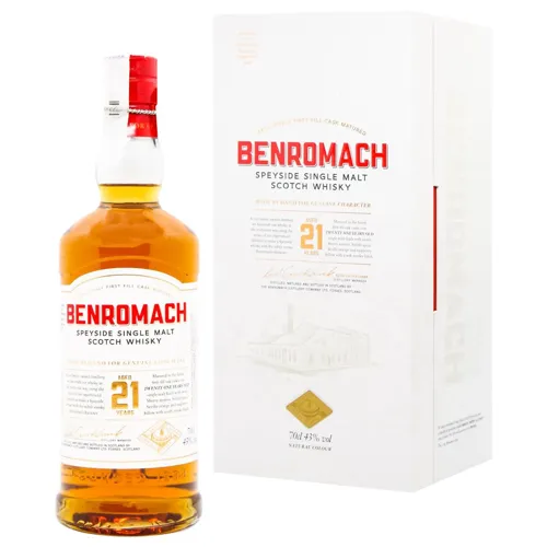 Віскі Benromach 21 років у коробці 43% 0,7л