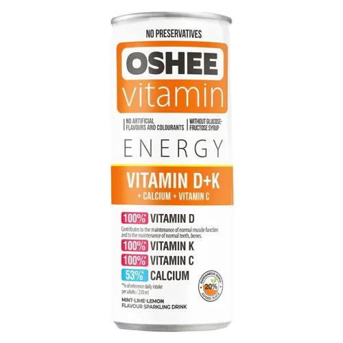 Напiй Oshee Vitamin Energy Vitamin D+K 0,25л