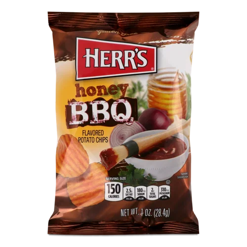 Чипси Картопляні Herr's Зі Смаком Меду І Барбекю, 150г