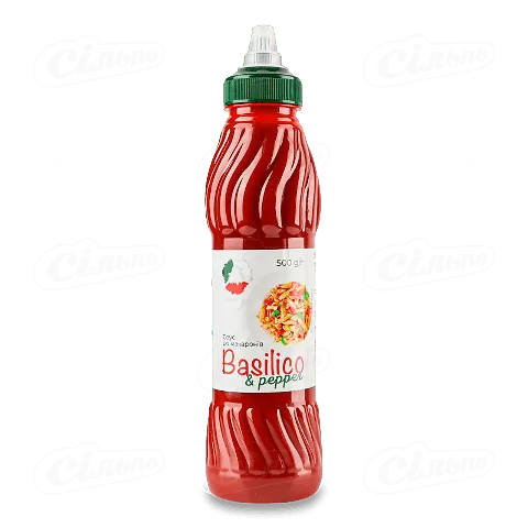 Соус Оліс Basilico&pepper до макаронів, 500г