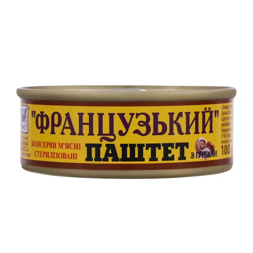 Паштет з грибами Французький Онисс з/б 100г