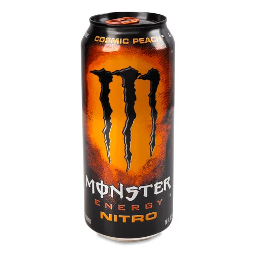 Напій енергетичний Monster Energy Nitro Cosm Peach газ з/б,0,473л