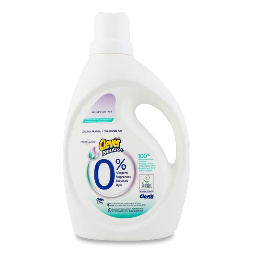 Засіб Для Прання Рідкий Color&White Neutro+ Clever, 1.56л