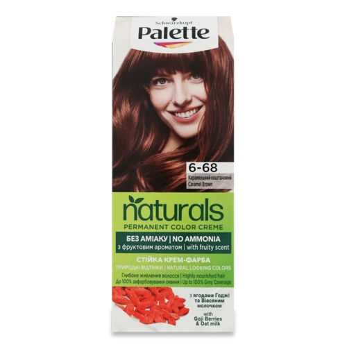 Крем-фарба Для Волосся №6-68 Naturals Palette, 1шт