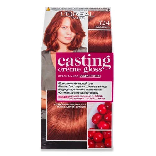 Фарба-Догляд Для Волосся Casting Creme Gloss №724, Лореаль Парісь, 1 шт