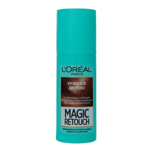 Тонуючий Спрей для Миття Волосся Сивих Коренів LOR_MAGIC RETOUCH, Червоне Дерево, 75 мл