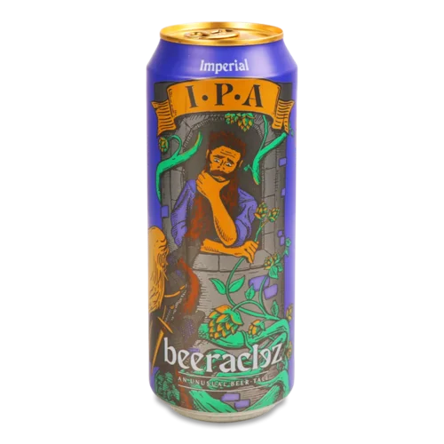 Пиво Beeraclez IPA світле з/б