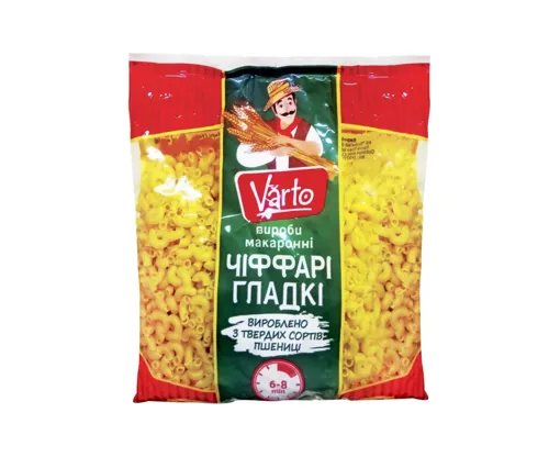 Макарони Varto Чіффарі гладкі 400г