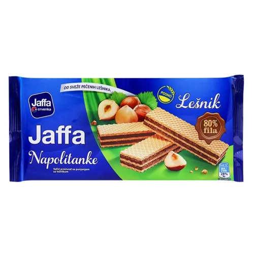 Вафлі Jaffa з фундуком 187г