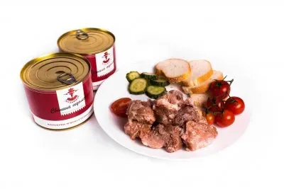 Свинина тушкована ГОСТ Кузьмичи 525г