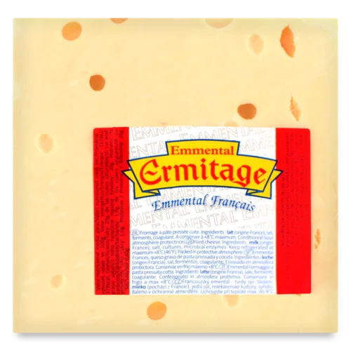 Сир Emmental Ermitage Вищого Ґатунку 45%, кг