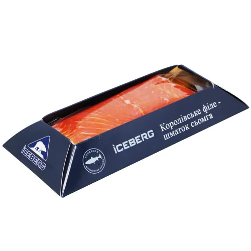 Лосось сиров'ялений філе-шматок вакуумний 130г
