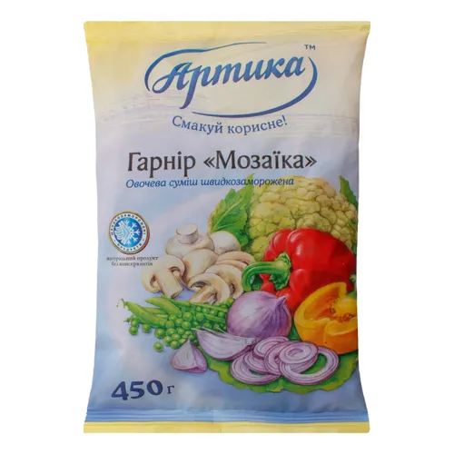 Суміш овочева заморожена Гарнір Мозаїка Артика м/у 450г